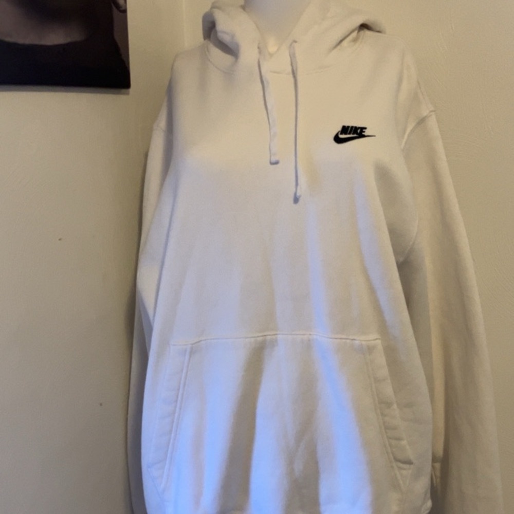 Nike White Hoodie